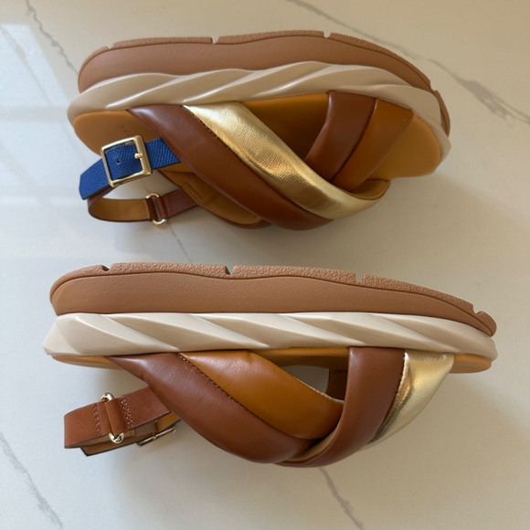 NWT 4CCCCEES Mellow Mela  cross-strap platform sandal - Picture 6 of 7